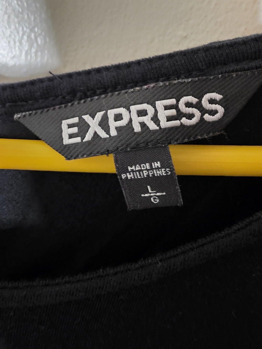 Express Black Long-Sleeve Swing Dress - Picture 3 of 6